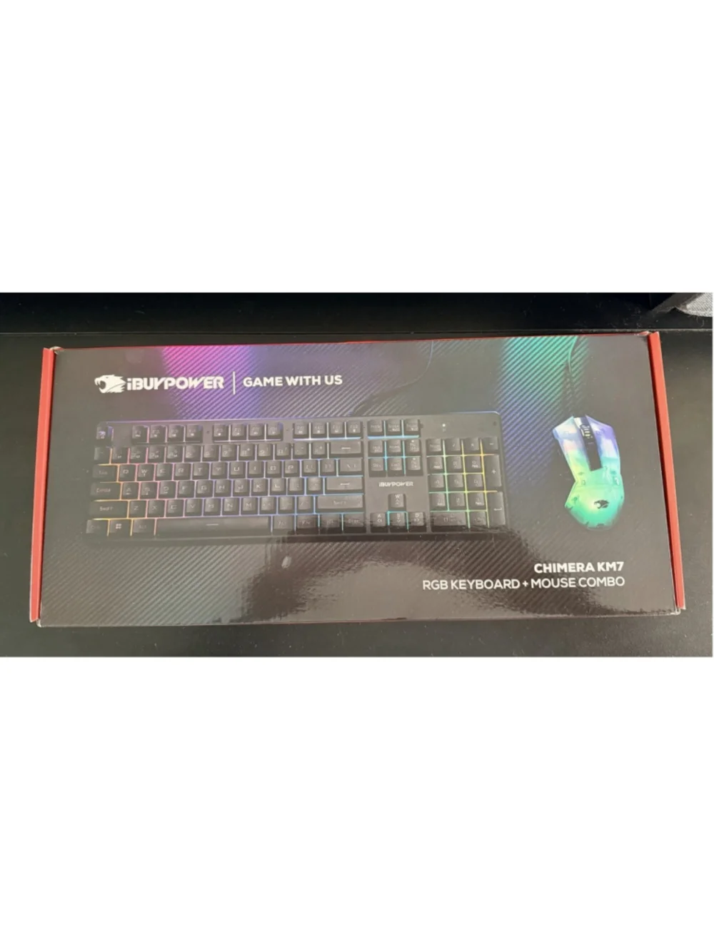 NEW iBUYPOWER Chimera KM7 RGB Gaming Keyboard and Mouse Combo